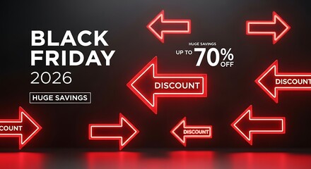 Don't miss Black Friday 2026 savings up to 70% off! Follow the glowing red discount arrows to get huge deals during the biggest sale event ever