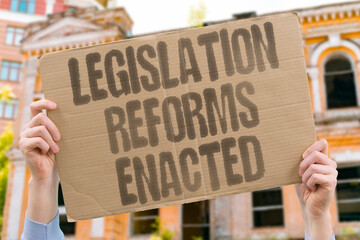 "Legislation Reforms Enacted" Workforce regulations receive comprehensive updates. EMPLOYMENT. COMPLIANCE. MANUFACTURING. STANDARDS. INDUSTRIES.