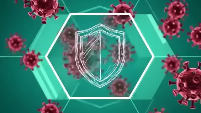 Shield protects against virus infection. (1)