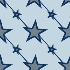 seamless pattern with stars