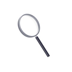 3Dイラスト_虫眼鏡