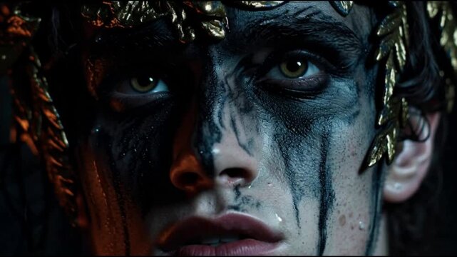 Portrait of Greek god Hades