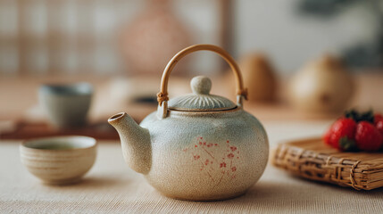 teapot and cup