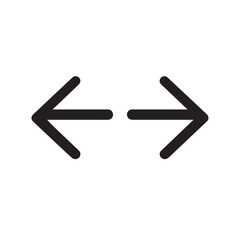 Turn Signal left and Right Indicator Icon, Car Dashboard Arrow Indicator Vector.