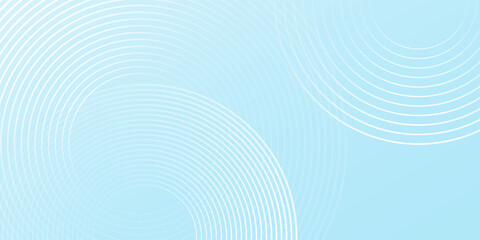 Simple abstract background blue white gradations circle effect shape memphis layout nice good pattern