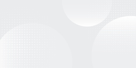 White geometric abstract background overlap layer on bright space with lines effect decoration. circle