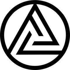 A stylized black letter S formed by three parallel lines on a white background.