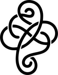 A stylized black letter S formed by three parallel lines on a white background.