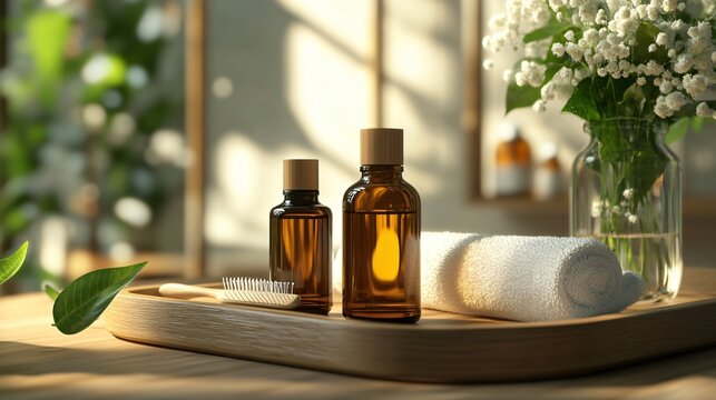 Luxurious Beauty Care Products Advertisement