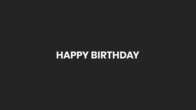 Happy Holidays Minimal Text Animation 4K &ndash; Seasonal Greeting for Winter Festivities, Holiday Messages, and Festive Content