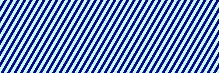 Striped background with vertical straight blue and white stripes. Vector seamless repeat banner of beach organic stripes in blue