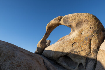 Mobius Arch, Giant Rock Window and Bright Sunlight