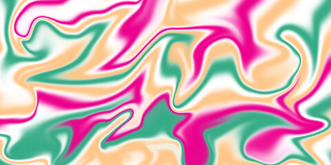Fluid Marble Texture with Organic Flow, Abstract Liquid Pattern with Wavy Structure. Vibrant abstract fluid art background in warm pink, yellow, and red tones, modern design.
