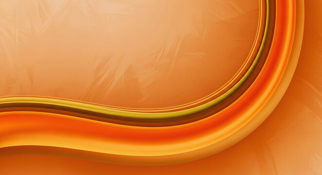 Abstract orange and yellow wavy background.
