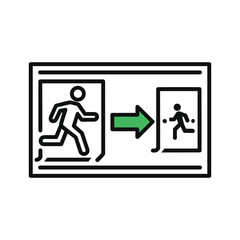 Simple black and white line icon representing water evaporation or steam rising from liquid surface