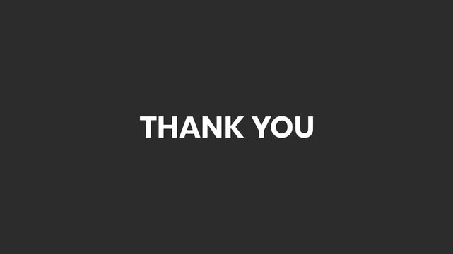 Thank You Swirly Lines Text Animation 4K – Appreciation Animation for Gratitude, Events, Customer Messages, and Social Media