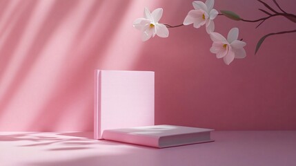 Elegant Pink Office Desk With Workstation