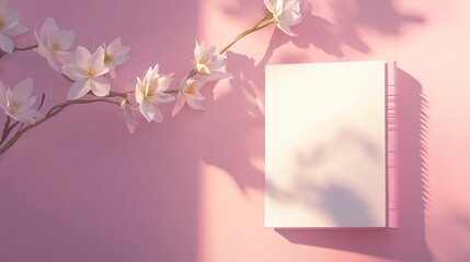 Elegant Pink Workspace Desk Arrangement