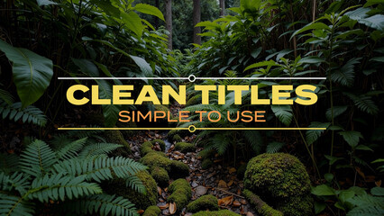 Elegant Minimal Titles Vol.02