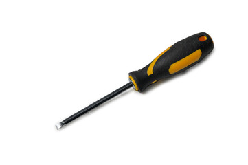 Professional Screwdriver on Clean White Background Universal