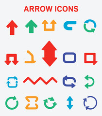 Bold Color Doodle Arrow Set