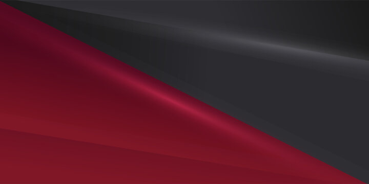 Futuristic abstract dark red and gray background. Overlap on dark color geometric pattern design. Modern overlap papercut background illustration. Eps10 vector