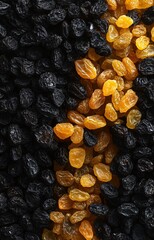 Vibrant array of dried fruits