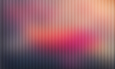 Colorful Vertical Lines Pattern Fading Between Hues of Pink, Red, Purple, Blue, and Orange for a Modern Abstract Design