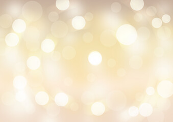 Golden Bokeh Background Abstract Light