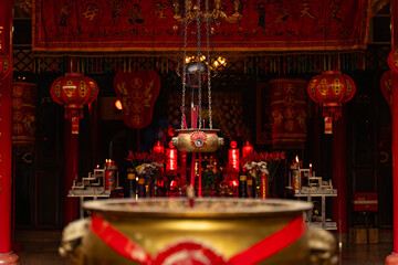 Ban Hing Kiong Temple in Manado, Sulawesi, Indonesia