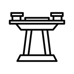 Orchestral String and Brass Instruments Line Art Set