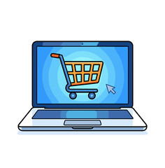 Vector illustration of a home video projector with a light beam