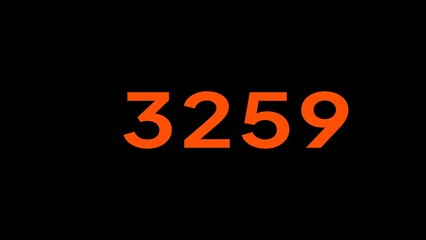 Obraz premium Counting mathematics number. Counting text number illustration. Business dollar count number.