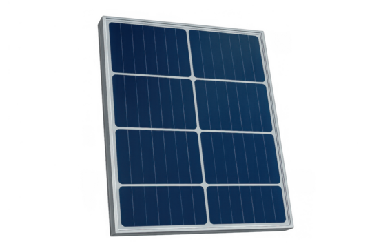 Solar panel generating clean electricity using renewable energy technology, photovoltaic cell producing sustainable power - Powered by Adobe