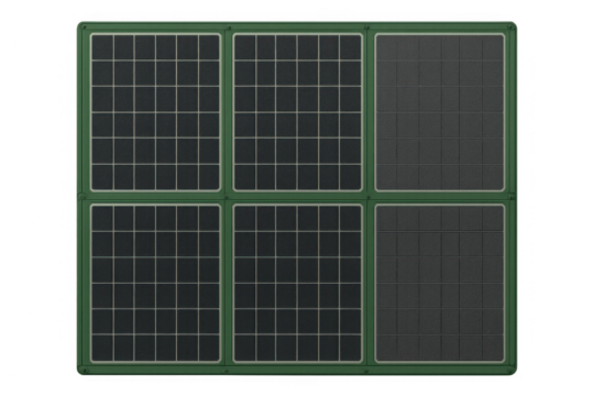 Solar panel module generating clean electricity for sustainable energy and green power. Renewable technology integrating photovoltaic cells
