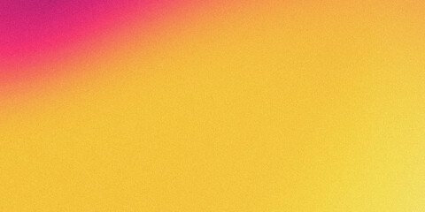 Fuchsia and yellow vibrant gradient background with fine grain