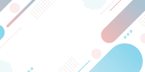 Abstract background with modern and colorful geometric shapes and lines. Minimalist and elegant background concept for brochures, banners, presentations, and certificates.