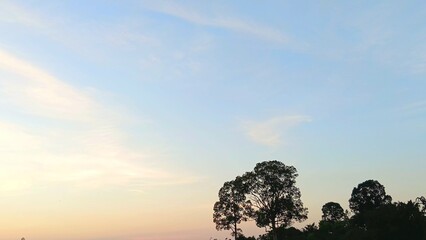 Blue Sky View for Designing Background