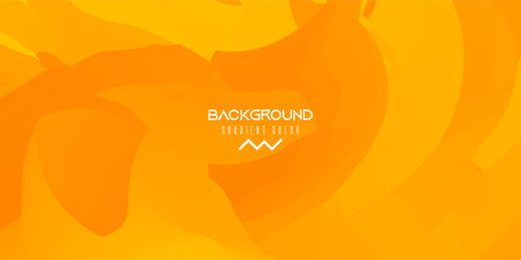 Soft background orange yellow gradient color. Minimalist fluid background. suitable for banners, posters, cards, presentations, landing pages. Vector illustration