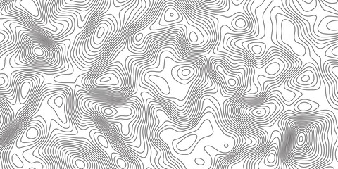 Fototapeta premium Abstract luxury topography contour map grid pattern backdrop background. Vector illustration. wave Line topography map contour background. Illustrations of maps Abstract Geometric.