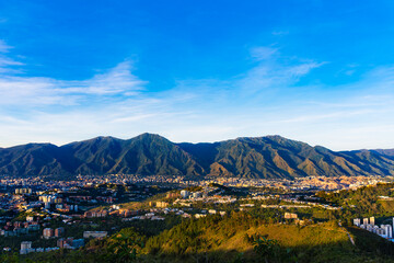 autumn landscape in the mountains. &Aacute;vila in Caracas, Venezuela