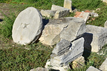 sanctuary of Dionysos,Zeus Ammon and Asklepios in village Kallithea in Greece