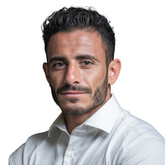 portrait of a handsome young man