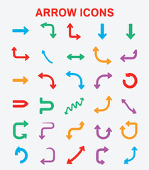 Simple Directional Vector Arrow Set