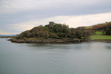 Fototapeta premium A view of the Scotland Coast at Oban