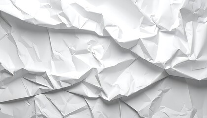 Fototapeta premium White paper for bake with wrinkled scratch texture background. abstract background.