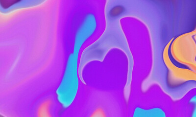 Holographic liquid grainy background