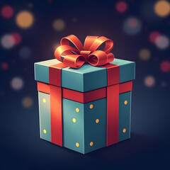 realistic christmas gift box background, gift box stock photo christmas, lifestyle holiday gift image, cozy home gift photo, studio shot christmas presents, premium gift photography winter, flat lay g