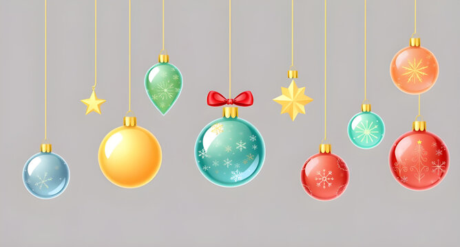 christmas, baubles, ornaments, spheres, glossy, reflective, crystal, shiny, bright, festive, seasonal, winter, holiday, decor, decoration, hanging, sparkles, glittery, colorful, metallic, vibrant, cla