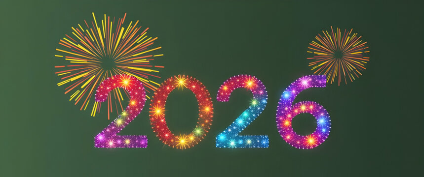 luxury gold painting style greeting 2026, holiday greeting message printed 2026, decorated glowing greeting 2026 card, corporate festive greeting 2026, elegant New Year announcement 2026, polished gre